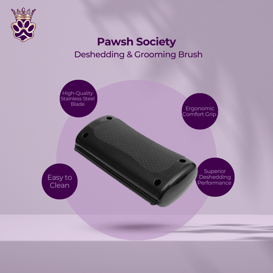 Pawsh Society™ Premium Deshedding & Grooming Brush